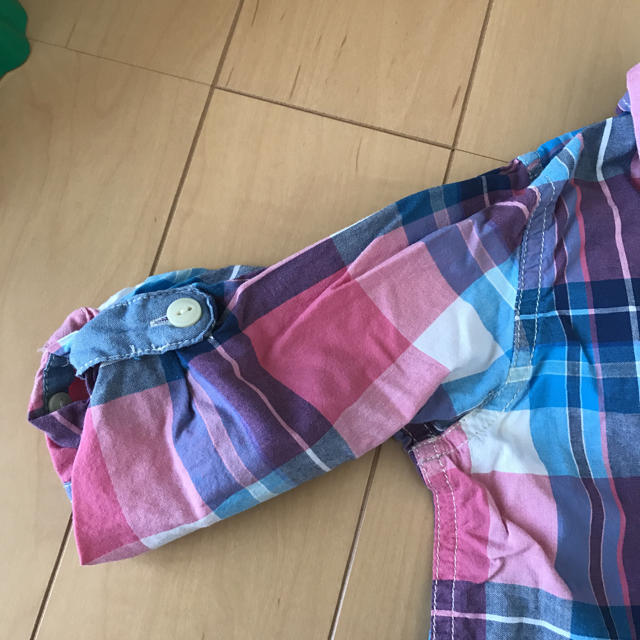 GAP(ギャップ)のGAP チェックシャツ キッズ/ベビー/マタニティのキッズ服男の子用(90cm~)(ブラウス)の商品写真