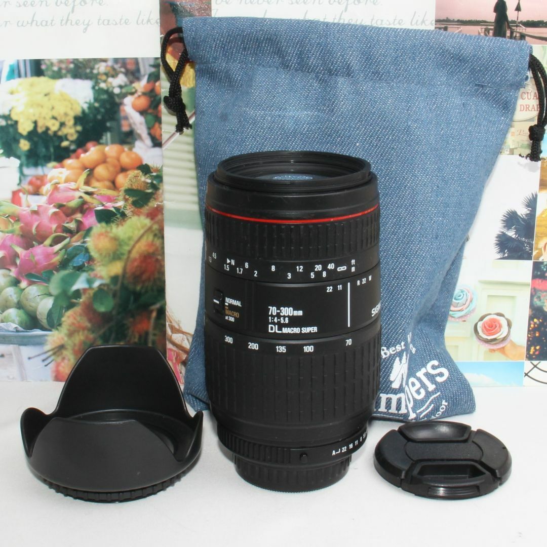 カメラPENTAX用望遠レンズ シグマ DL MACRO SUPER 70-300