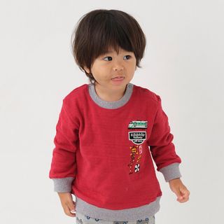 クレードスコープ(kladskap)の今期新品✨kladskapクレードスコープ/電車と踏切接結長袖Tシャツ　110(Tシャツ/カットソー)