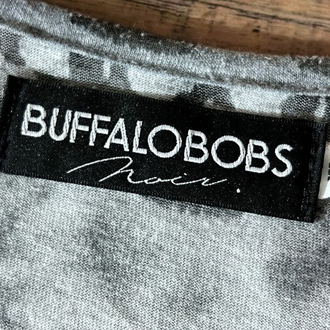 BUFFALO BOBS(バッファローボブス)のG② バッファローボブズ SNN1201 スカル ボーダー 変形 カットソー メンズのトップス(Tシャツ/カットソー(半袖/袖なし))の商品写真