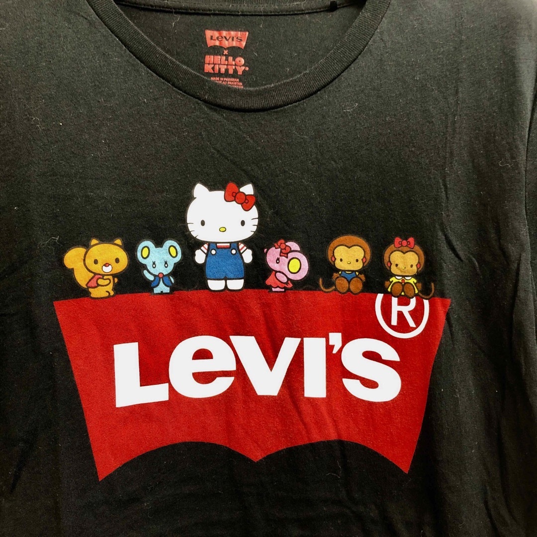 Levi's(リーバイス)のリーバイス×キティコラボ☆Tシャツ レディースのトップス(Tシャツ(半袖/袖なし))の商品写真