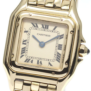 カルティエ(Cartier)のカルティエ CARTIER パンテールSM K18YG クォーツ レディース _761078(腕時計)
