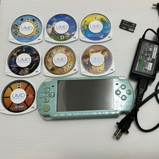 プレイステーションポータブル(PlayStation Portable)のPSP-2000 すぐ遊べるソフト付きセット ♪(携帯用ゲーム機本体)