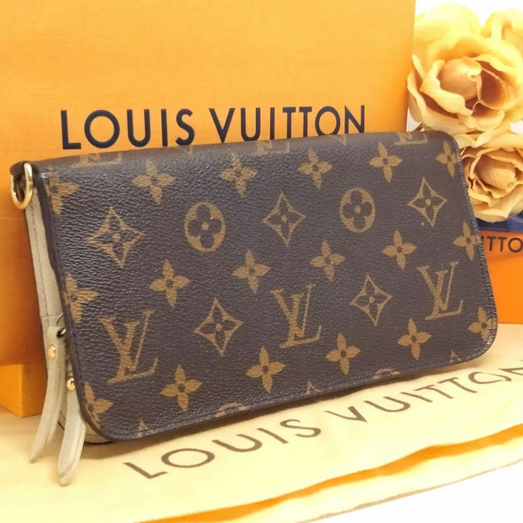 ルイヴィトン LV モノグラム ポルトフォイユ アンソリット 二つ折り長財布