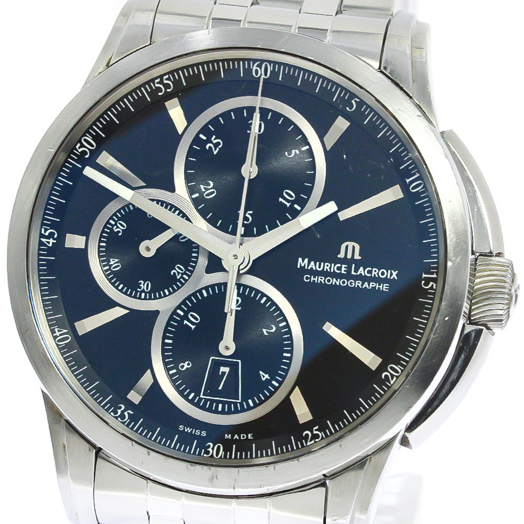 MAURICE LACROIX(モーリスラクロア)のモーリスラクロア MAURICE LACROIX PT6178/88 ポントス クロノグラフ 自動巻き メンズ 保証書付き_781736 メンズの時計(腕時計(アナログ))の商品写真