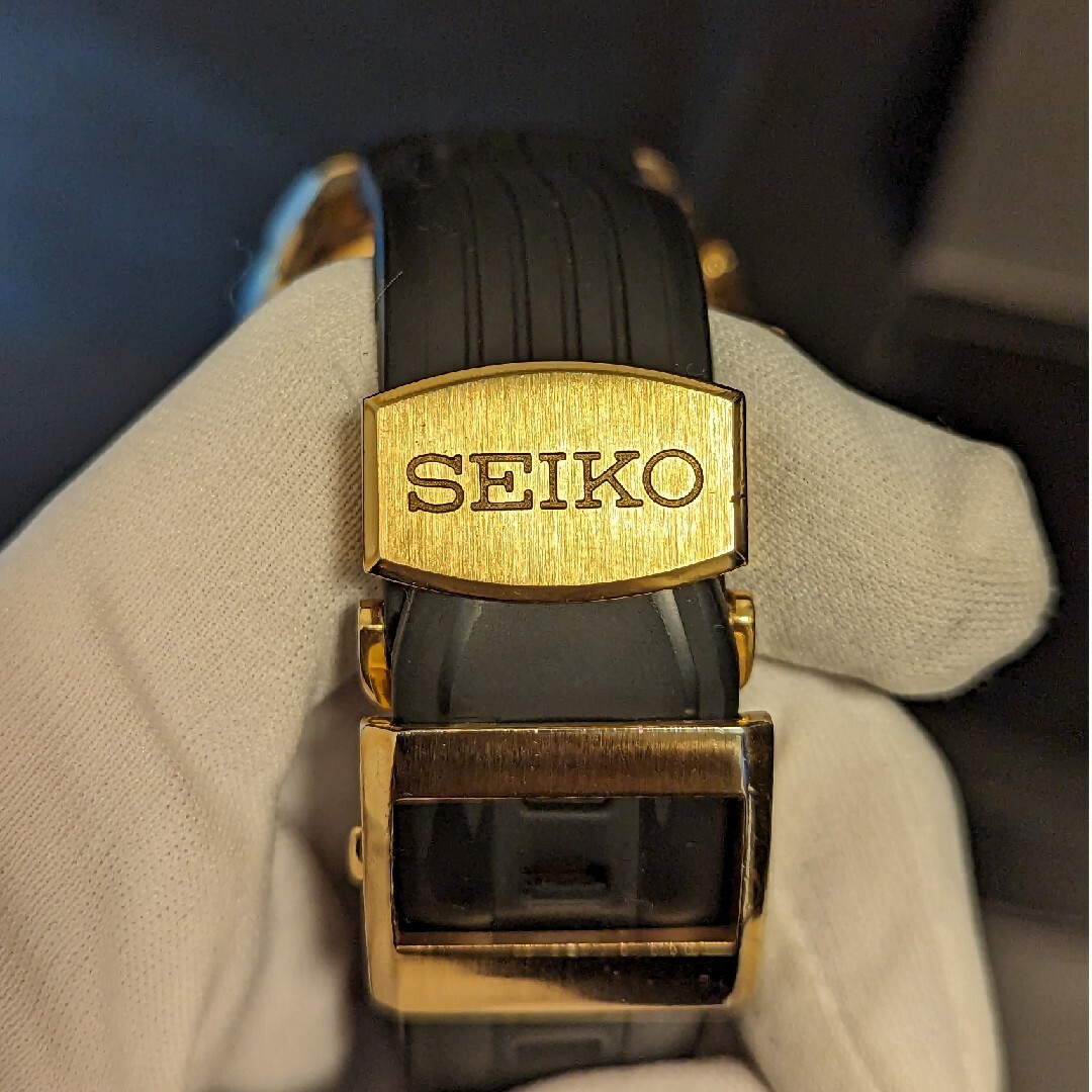 SEIKO(セイコー)の最終値下げ❗アストロンSBXB153 ビックデイト　黒×金 メンズの時計(腕時計(アナログ))の商品写真