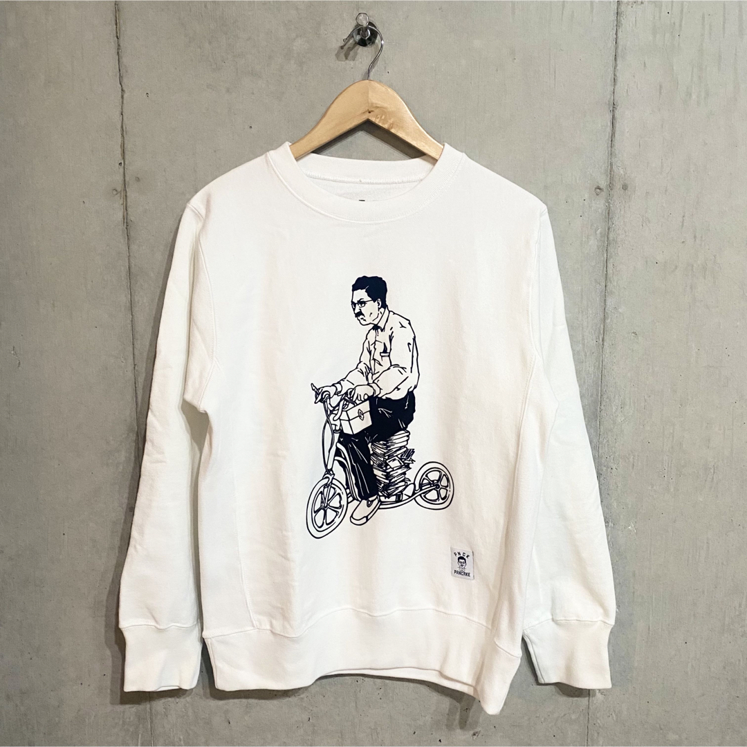 STUSSY(ステューシー)のSCOOT CREW SWT / PANCAKE   ホワイト メンズのトップス(スウェット)の商品写真