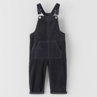 ザラキッズ(ZARA KIDS)の美品】ZARA ザラ　キッズ　コーデュロイ　サロペット　オーバーオール　90 (パンツ/スパッツ)