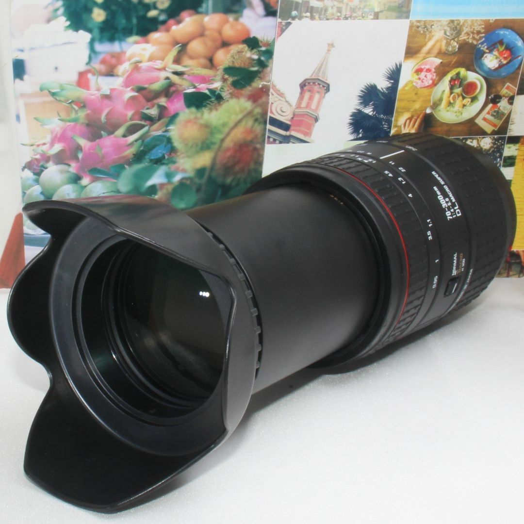 デジタル一眼❤️超ど迫力の超望遠レンズ❤️シグマ 70-300mm ソニー aマウント用❤️