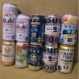 ビールなど10本セット(その他)