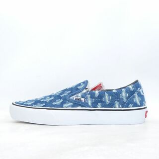 SUPREME x VANS Slip On Ble Denim  Size-28.0cm  VN0A38DD2DD(スニーカー)