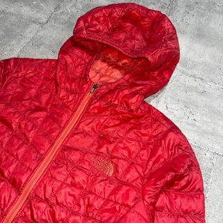 ノースフェイス(THE NORTH FACE) ダウンジャケット(ピンク/桃色系)の