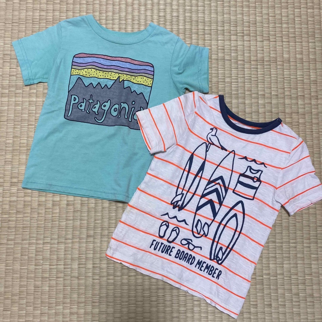 patagonia(パタゴニア)の2T-4T 男の子　Tシャツ6枚（ブランドものあり） キッズ/ベビー/マタニティのベビー服(~85cm)(Ｔシャツ)の商品写真