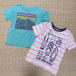 パタゴニア(patagonia)の2T-4T 男の子　Tシャツ6枚（ブランドものあり）(Ｔシャツ)