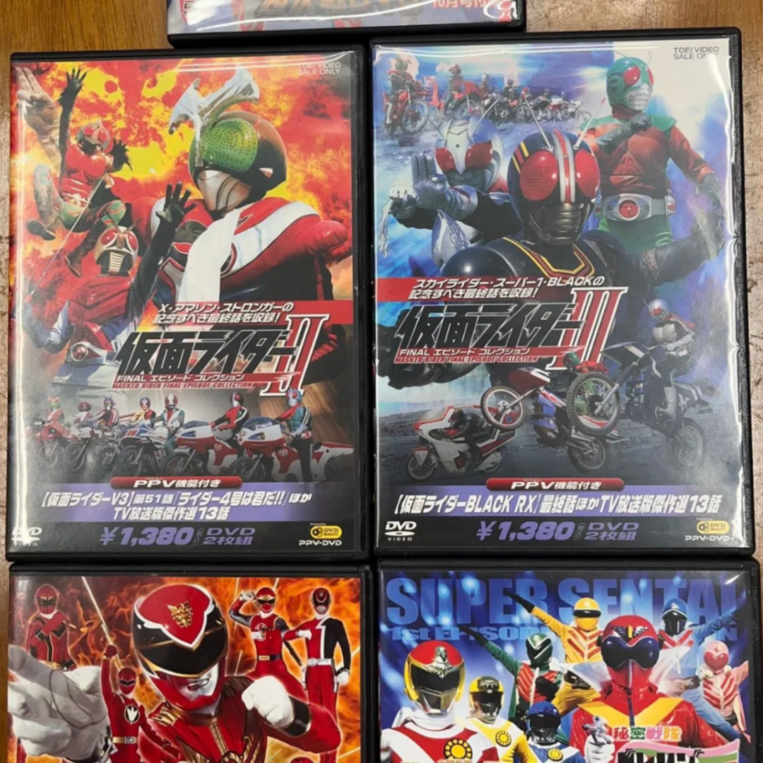 DVD 仮面ライダー ウルトラマン 戦隊ヒーロー 5本セット