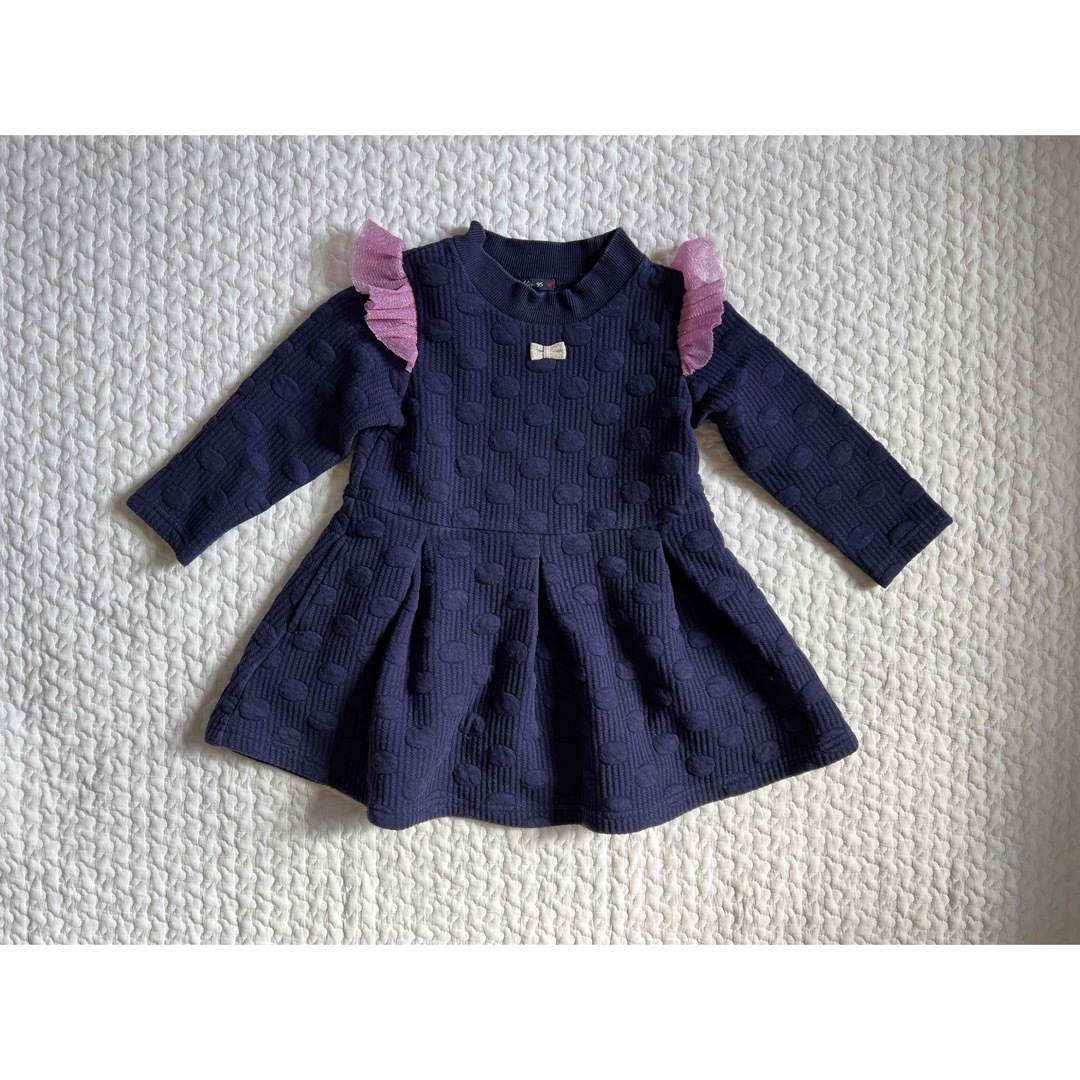 CALDia(カルディア)のCaldia 95トレーナーワンピース キッズ/ベビー/マタニティのキッズ服女の子用(90cm~)(ワンピース)の商品写真