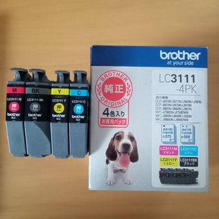 brother　使用済インクカートリッジ　純正ＬＣ3111/４色＋黒1つ追加(オフィス用品一般)