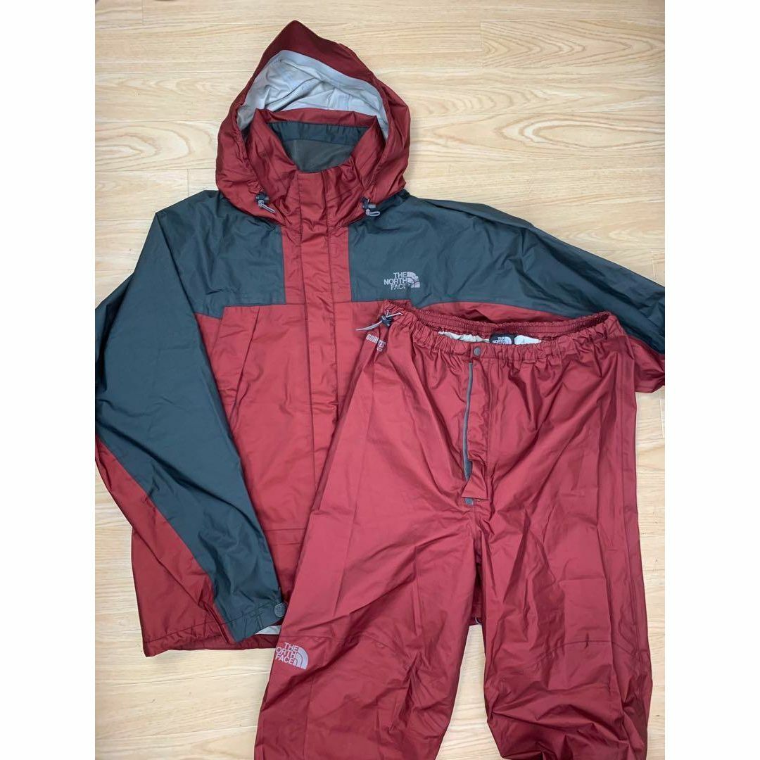 THE NORTH FACE(ザノースフェイス)のノースフェイス ゴアテックス  セットアップ　Lサイズ　レインコート　上下セット スポーツ/アウトドアのアウトドア(登山用品)の商品写真