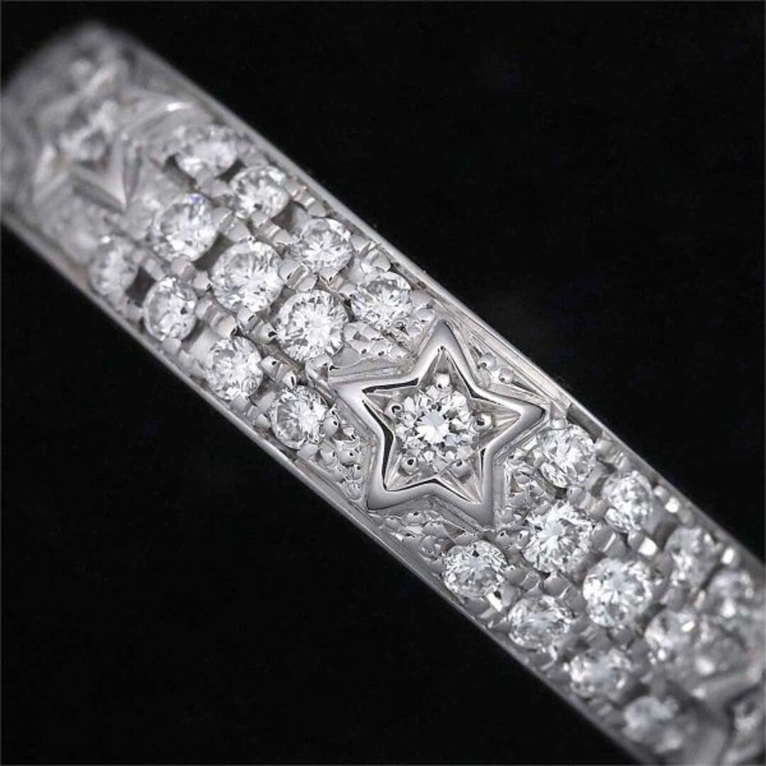 STAR JEWELRY(スタージュエリー)のスタージュエリー Star Jewelry 11号 リング ダイヤ 0.35ct K18 WG ホワイトゴールド 750 指輪 星 VLP 90205438 レディースのアクセサリー(リング(指輪))の商品写真