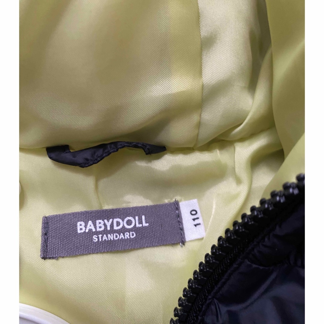 BABYDOLL(ベビードール)のBABYDOLL フェイクダウン　110サイズ キッズ/ベビー/マタニティのキッズ服男の子用(90cm~)(ジャケット/上着)の商品写真