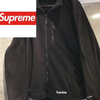 supreme シュプリーム　フリース　ポーラテック　ロゴ　パーカー　S 美品