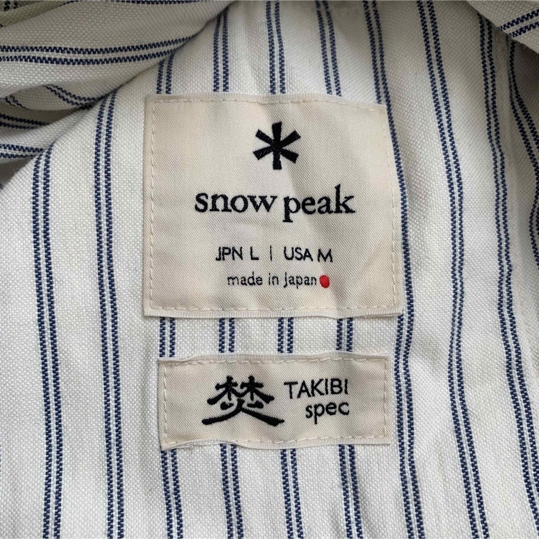 snow peak TAKIBI Long Shirts ノーカラー