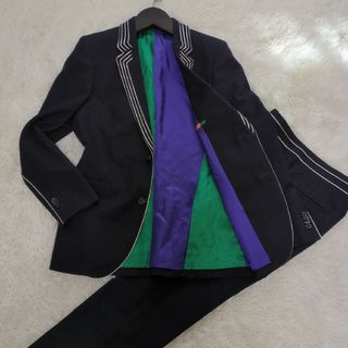 美品✨Paul Smith 16AW トリミングカラーストライプセットアップ M