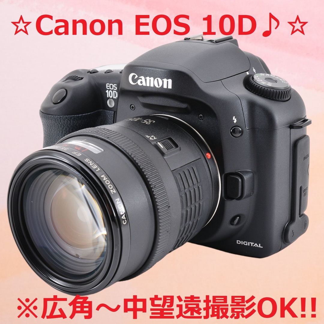 キヤノン Canon EOS10D（リモコン、予備バッテリー付き）