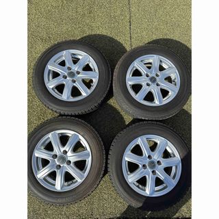 日産 純正アルミホイール 165/70R14 4穴 114.3 スタッドレス