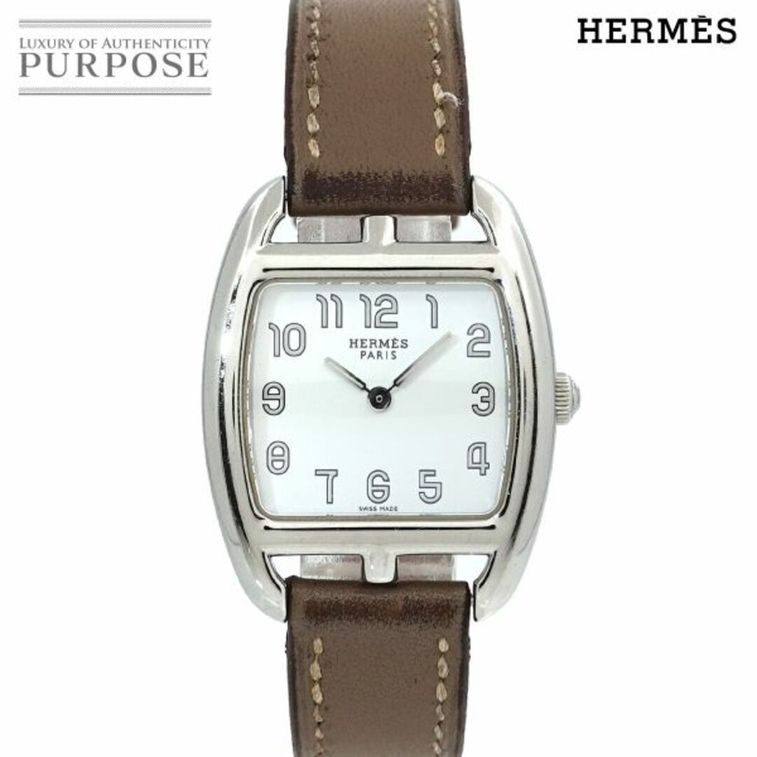 約１６．５１４ｃｍエルメス HERMES ケープコッド トノー CT1 210 レディース 腕時計 ホワイト 文字盤 クォーツ ウォッチ Cape Cod VLP 90214202