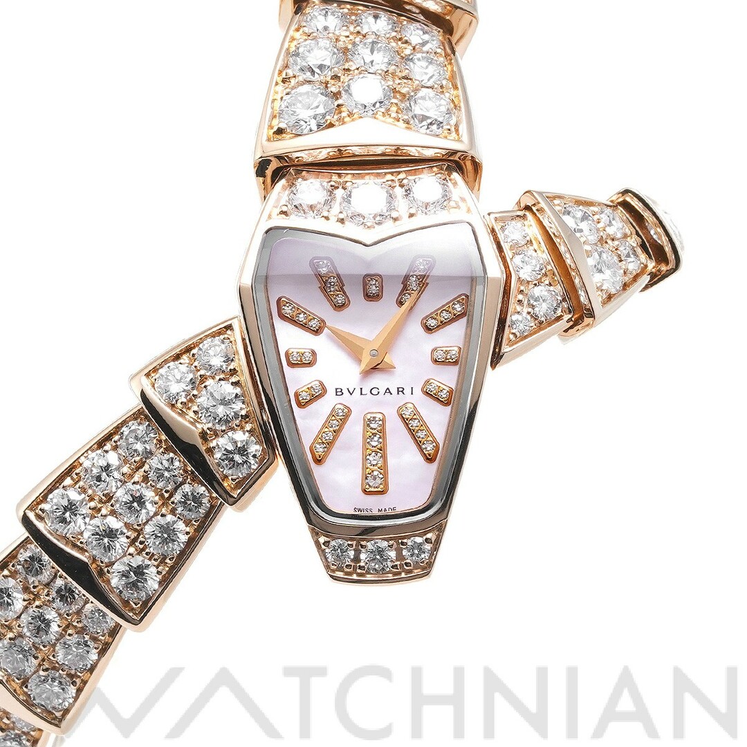 BVLGARI - 中古 ブルガリ BVLGARI SPP26G ホワイトシェル
