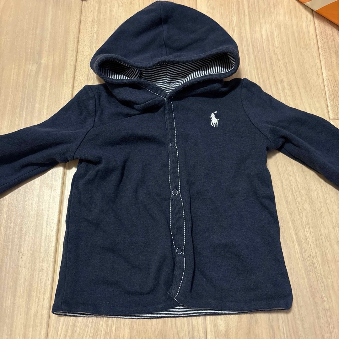 Ralph Lauren(ラルフローレン)のラルフローレン キッズ用アウター パーカー リバーシブル キッズ/ベビー/マタニティのベビー服(~85cm)(ジャケット/コート)の商品写真