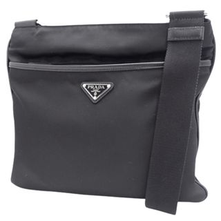 PRADA プラダ   ショルダーバッグ 2ZH097   サフィアーノレザー FUOCO レッド系 シルバー金具  ショルダーポーチ ポシェット ミニバッグ ネックストラップ 【本物保証】