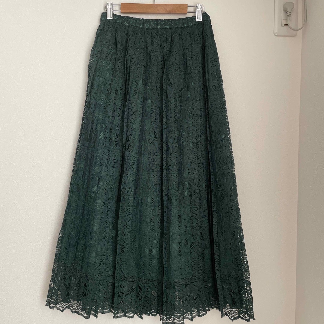 MERCURYDUO(マーキュリーデュオ)のマーキュリーデュオ❤︎レースプリーツスカート レディースのスカート(ロングスカート)の商品写真