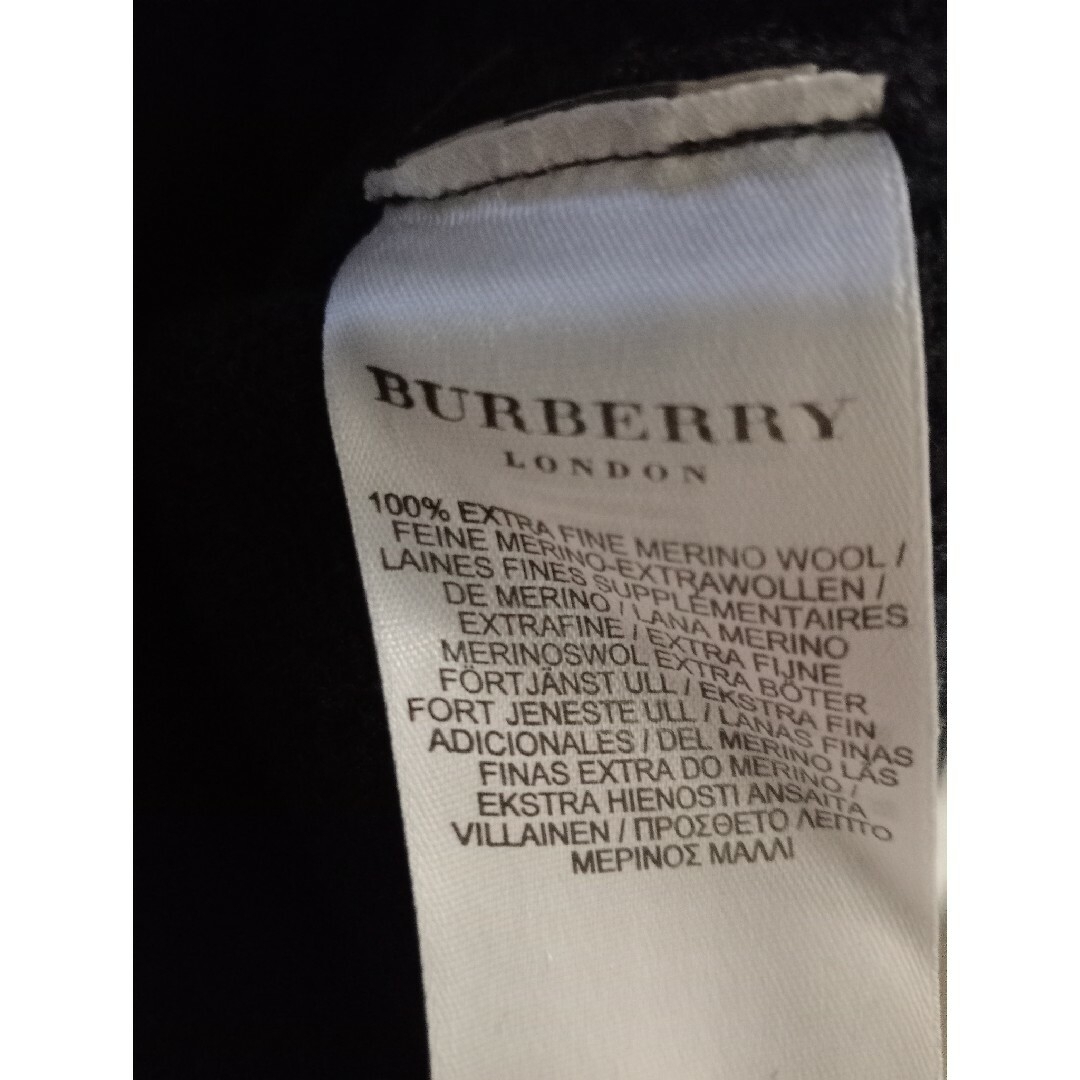 BURBERRY(バーバリー)のBurberryバーバリーのメンズセータージップセーターですサイズM　３、４回着 メンズのトップス(ニット/セーター)の商品写真