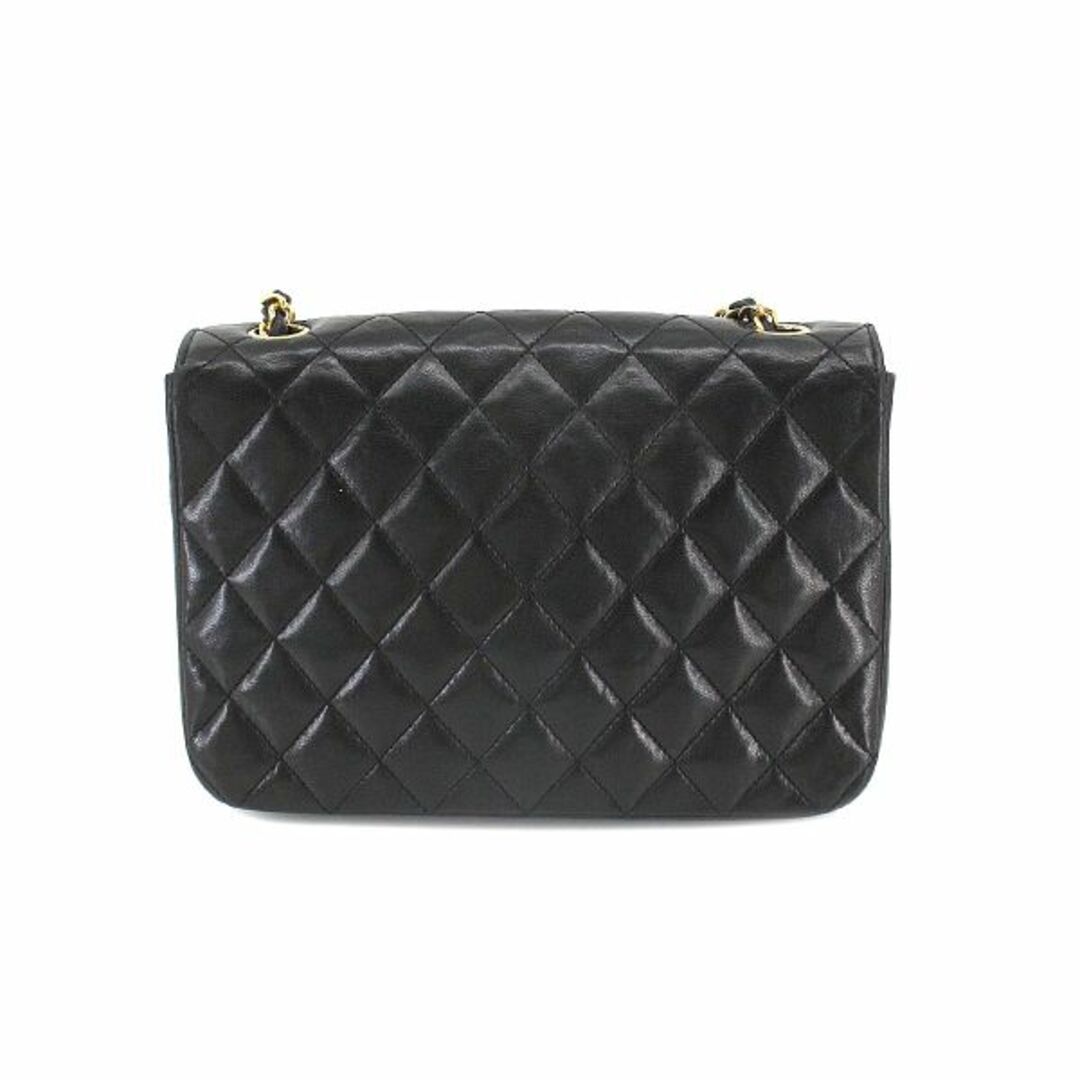 シャネル CHANEL マトラッセ チェーン ショルダー バッグ レザー ブラック ゴールド 金具 VLP 90204552