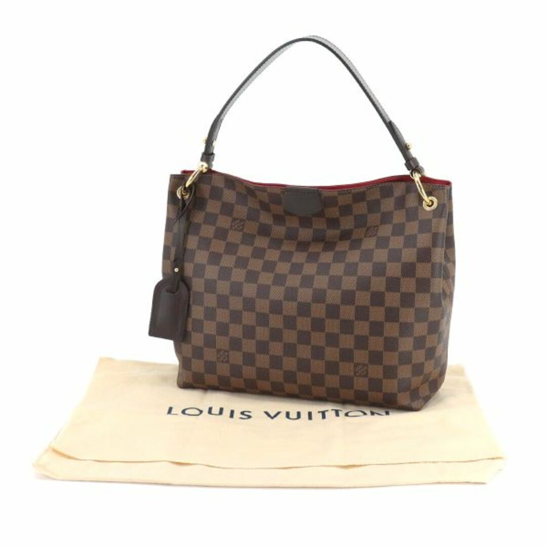 未使用 展示品 ルイ ヴィトン LOUIS VUITTON ダミエ グレースフル PM ショルダー バッグ エベヌ N44044 RFID VLP 90210816