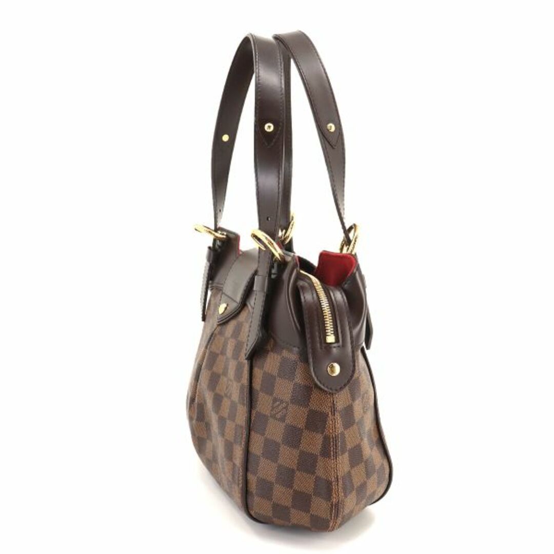 未使用 展示品 ルイ ヴィトン LOUIS VUITTON ダミエ システィナ PM ショルダー バッグ エベヌ N41542 ゴールド 金具 VLP 90213140