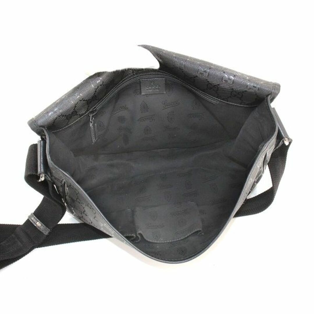 Gucci - グッチ GUCCI GGインプリメ ショルダー バッグ PVC ブラック