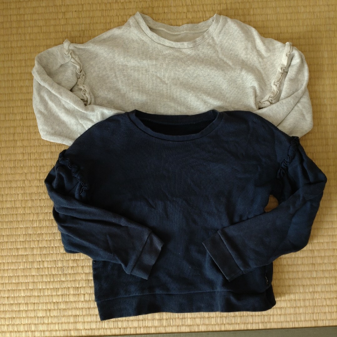 140 トレーナー セット キッズ/ベビー/マタニティのキッズ服女の子用(90cm~)(Tシャツ/カットソー)の商品写真