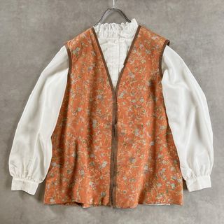 ロキエ(Lochie)のused レトロ 着物リメイク ベスト 古着 ヴィンテージ vintage(ベスト/ジレ)