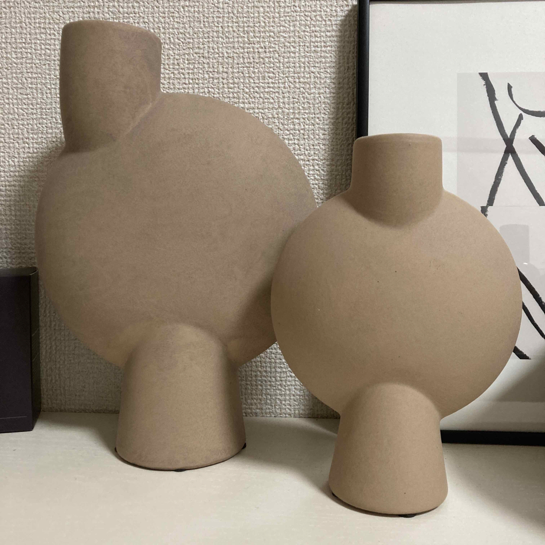 置物101 COPENHAGEN Sphere Vase Sand セット