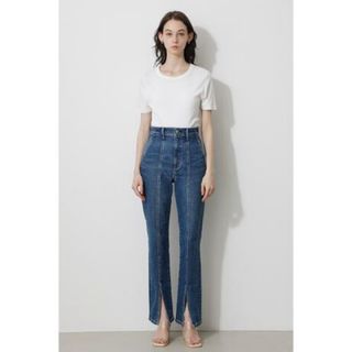 アズールバイマウジー(AZUL by moussy)のAZUL FRONT SLIT DENIM FLARE デニム(デニム/ジーンズ)