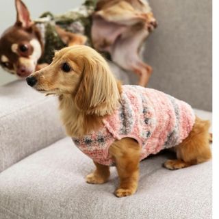 新品♡サイドオープンボアベスト 4号(犬)