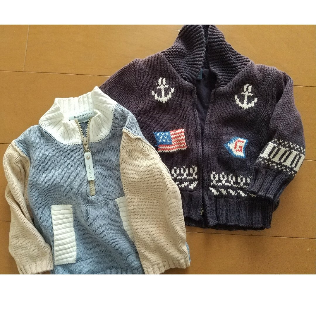 babyGAP(ベビーギャップ)のセーター  80cm  上着  babyGAP MINI A TURE キッズ/ベビー/マタニティのベビー服(~85cm)(ニット/セーター)の商品写真