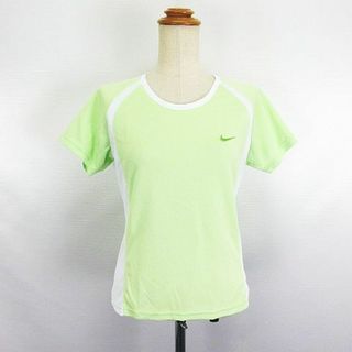 ナイキ(NIKE)のナイキ Tシャツ 半袖 クルーネック L パステルイエローグリーン×ホワイト(その他)