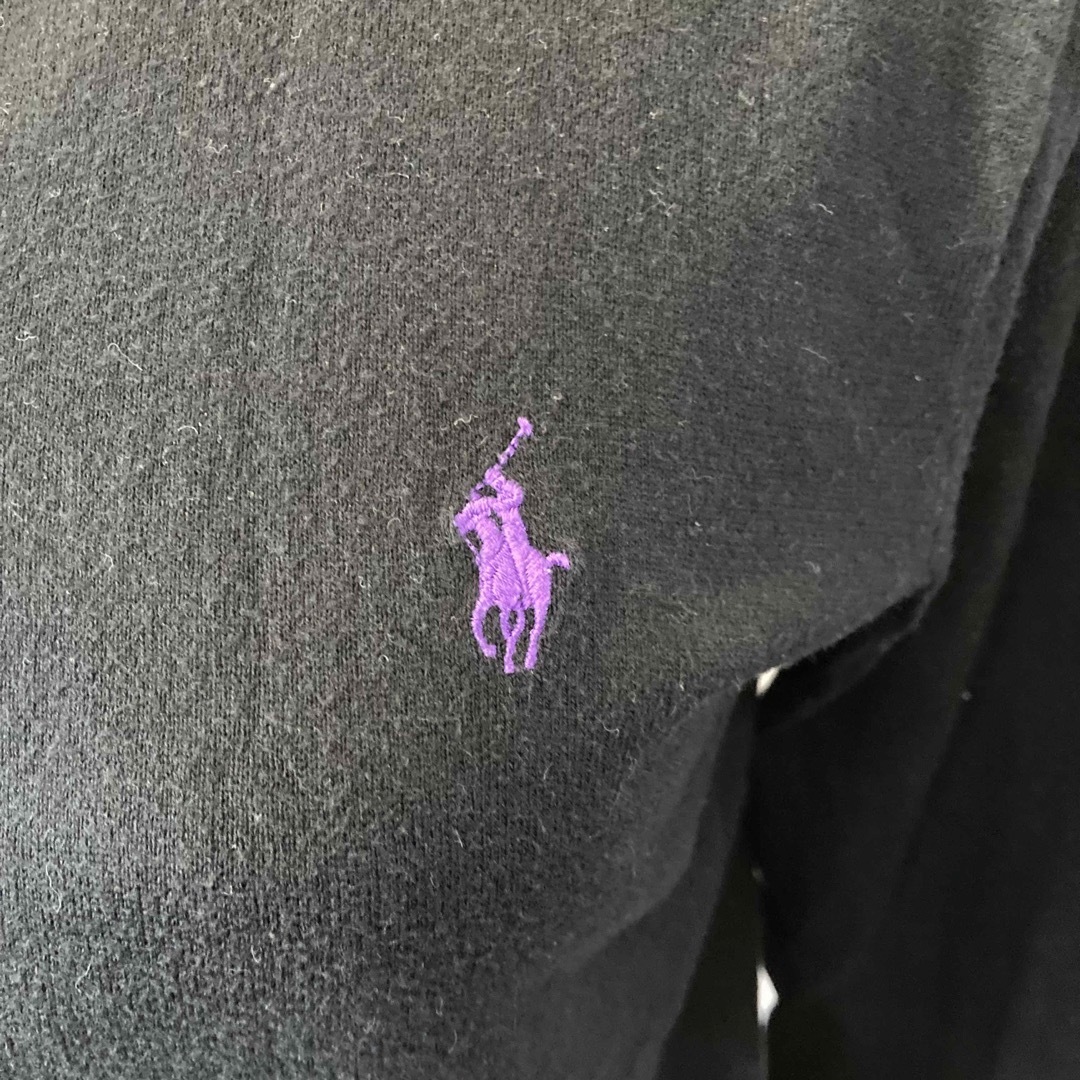 POLO RALPH LAUREN(ポロラルフローレン)の希少　ラルフローレン　ピマコットン　カーディガン　ブラック レディースのトップス(カーディガン)の商品写真