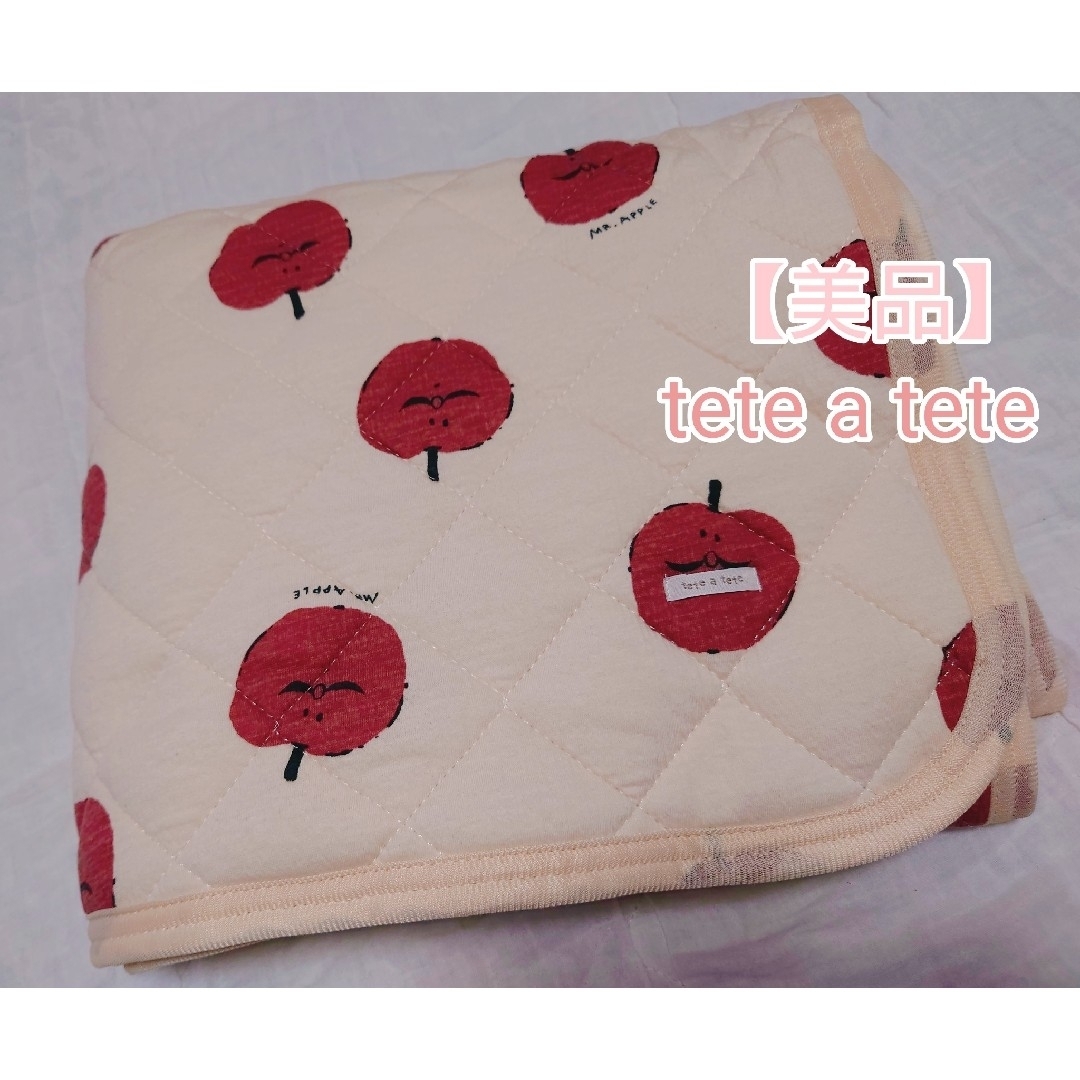 tete a tete(テータテート)の＊値下げ中【新品】tete a tete 敷パッド ベビー テータテート お昼寝 キッズ/ベビー/マタニティの寝具/家具(敷パッド)の商品写真