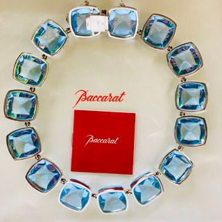 バカラ(Baccarat)のバカラ　メディチ　ネックレス　ジェイドグリーン　シルバー　クリスタルネックレス(ネックレス)