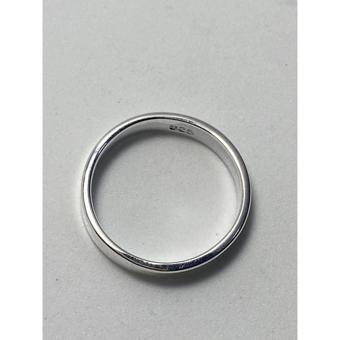 細め4ミリ平打ち　シルバー925 ワイド銀リングプレーンSILVER指輪26号ゲ メンズのアクセサリー(リング(指輪))の商品写真